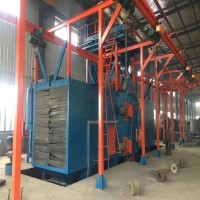 拋丸機廠家定制加工鋼結構拋丸機 DZ-69B系列通過式拋丸機