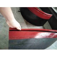 導(dǎo)料槽密封擋煤板 雙層防溢裙邊 皮帶機護皮